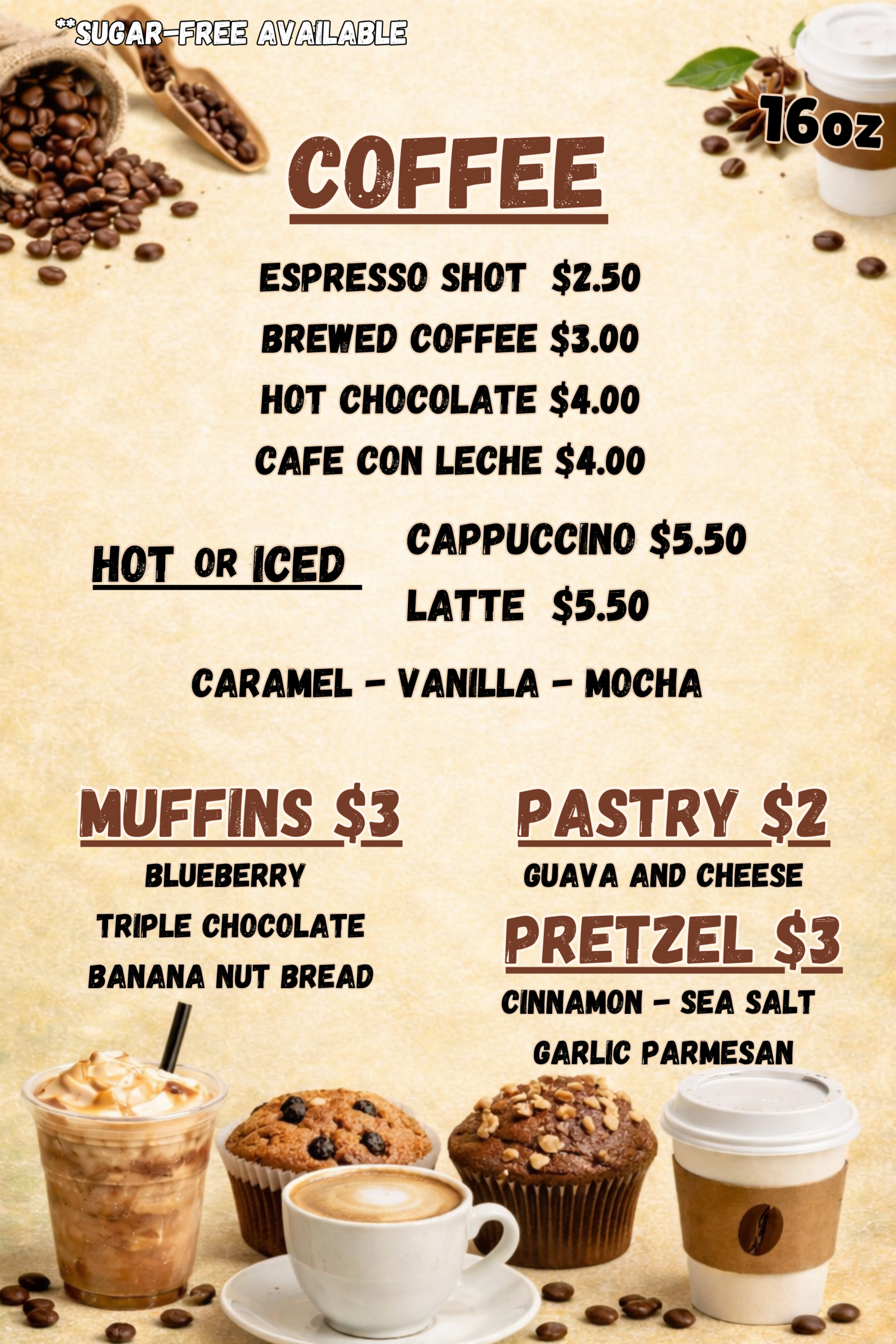 Coffee Menu